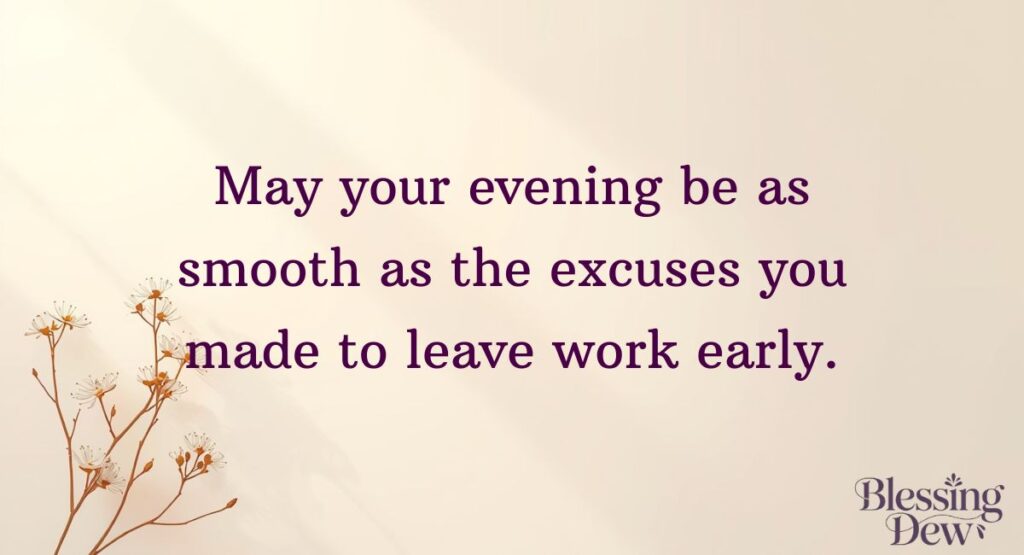 Funny Good Evening Blessings