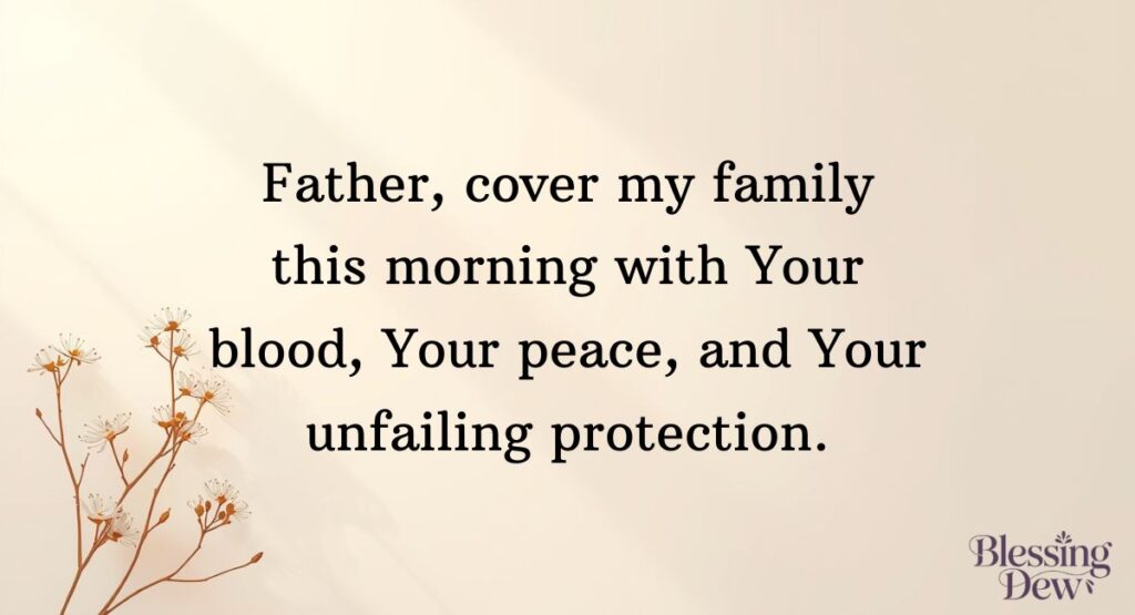 Good Morning Prayers For Family