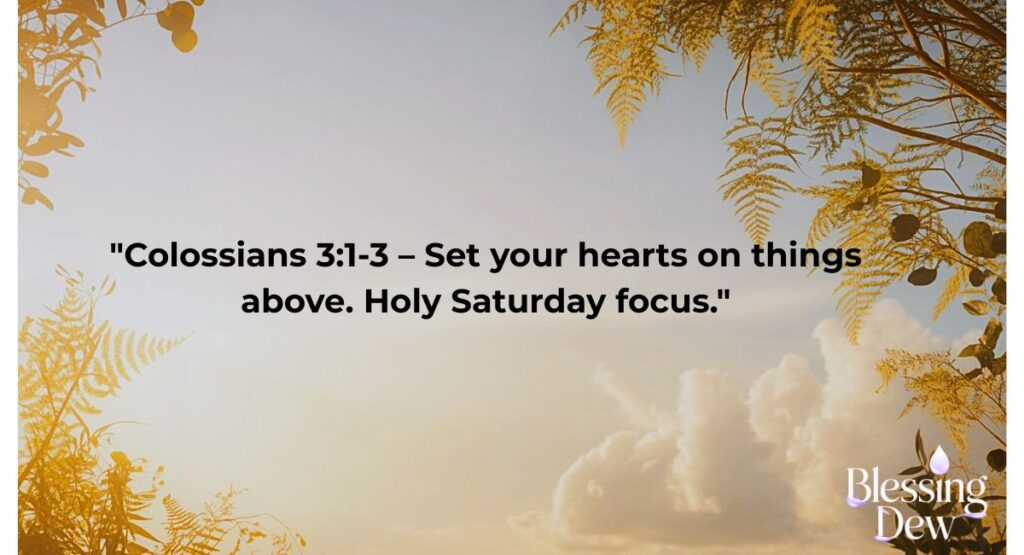 Holy Saturday Quotes from the Bible