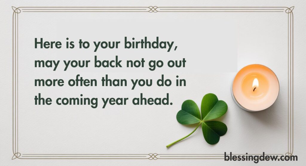 Humorous Irish Birthday Blessings