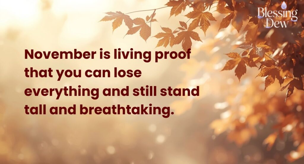 Inspirational November Quotes