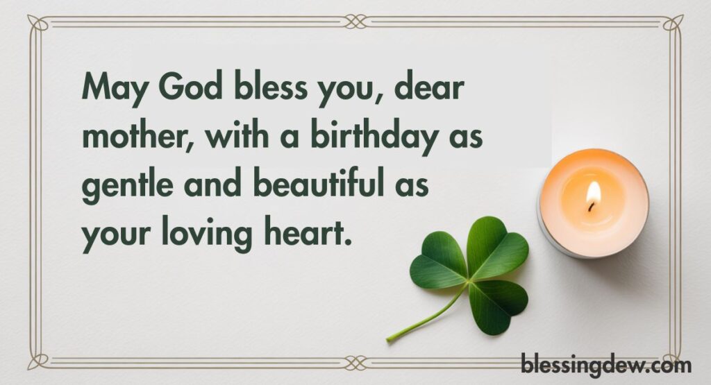 Irish Birthday Blessings for a Mother