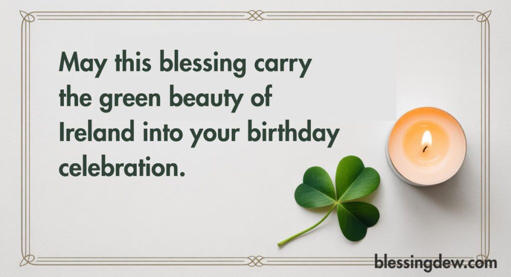 Irish Birthday Blessings Image