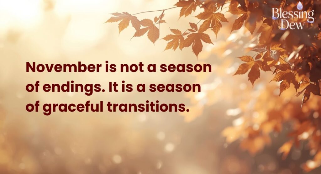 Positive November Quotes
