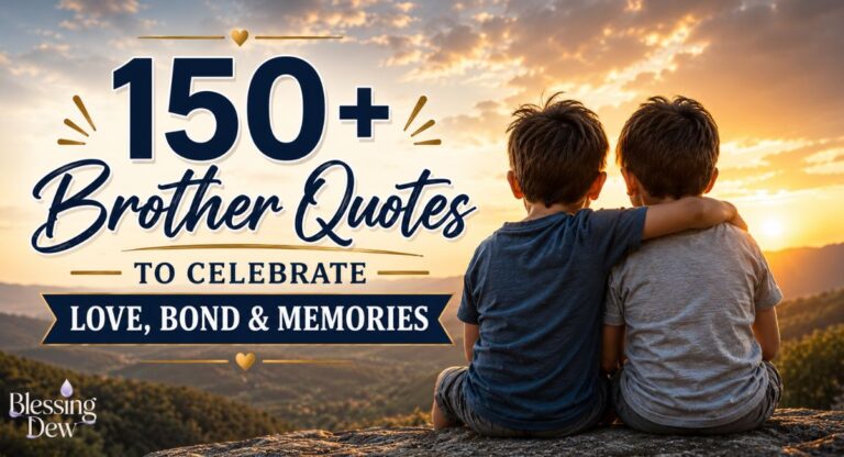 150+ Brother Quotes to Celebrate Love, Bond & Memories