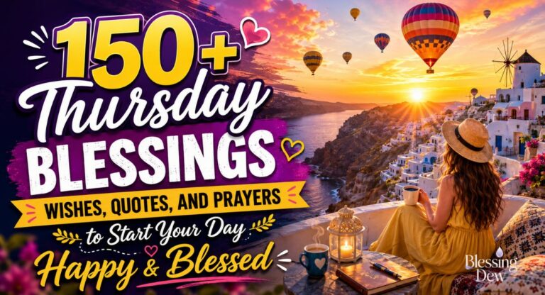 150+ Thursday Blessings, Wishes, Quotes, and Prayers to Start Your Day Happy & Blessed