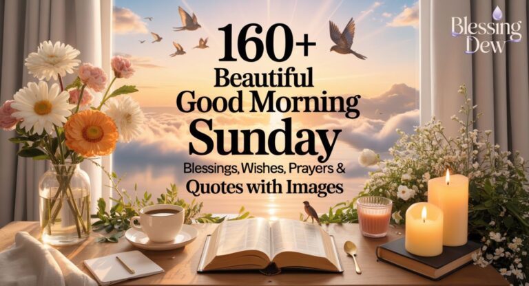 160+ Beautiful Good Morning Sunday Blessings, Wishes, Prayers & Quotes with Images
