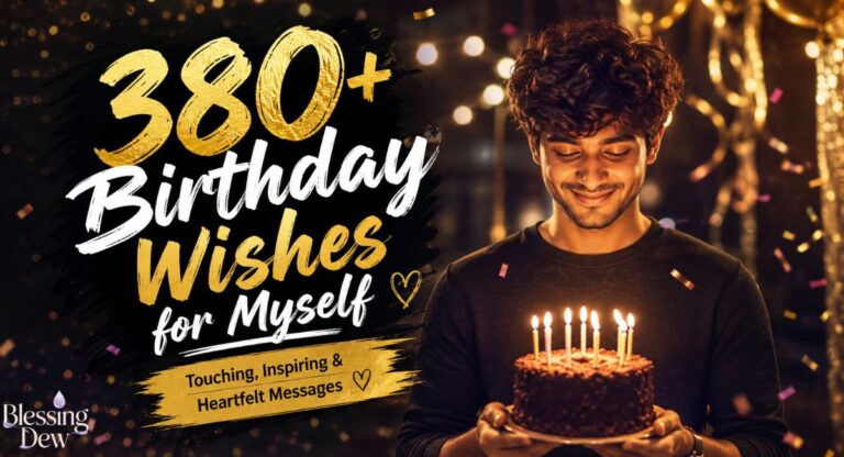 380+ Birthday Wishes for Myself — Touching, Inspiring & Heartfelt Messages