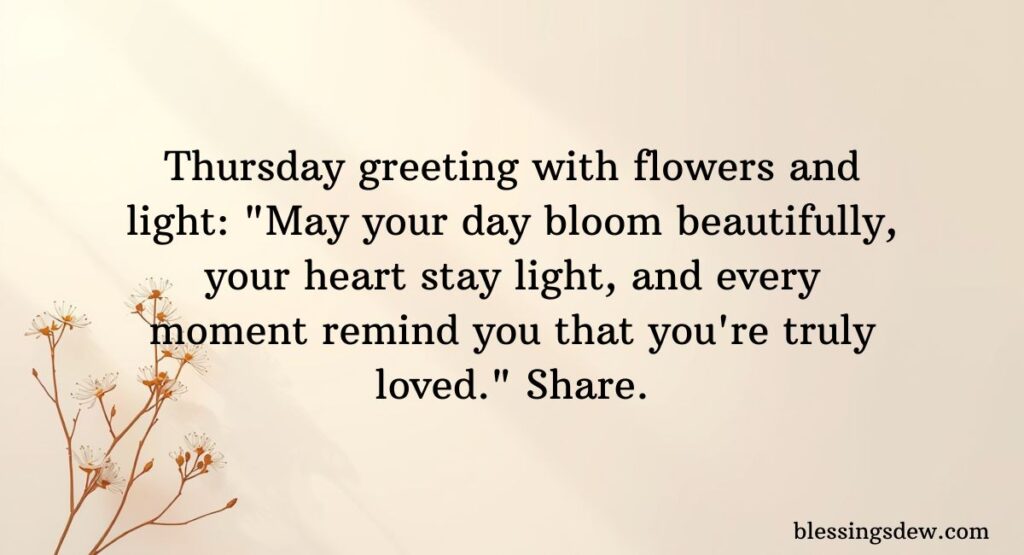 Beautiful Thursday Blessings Images & Greetings
