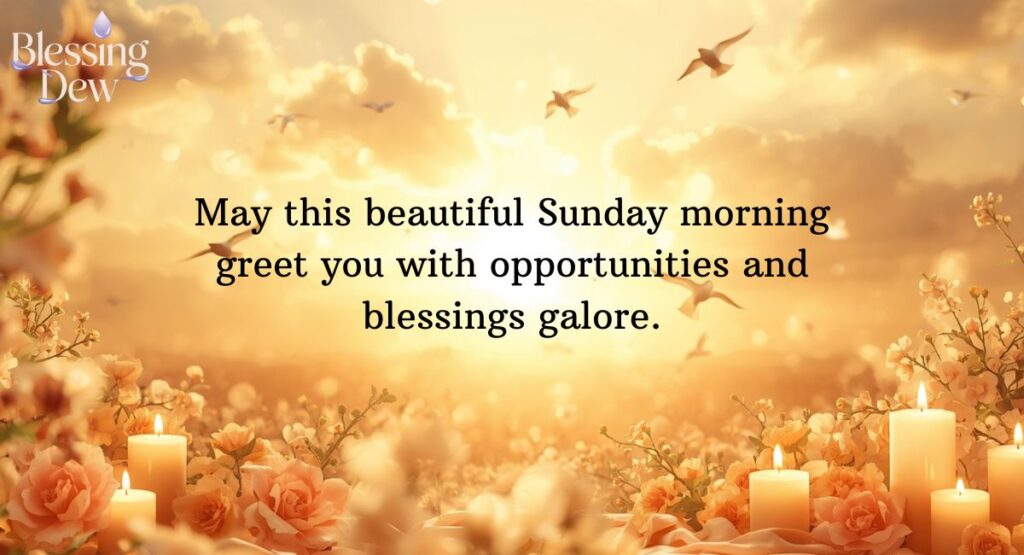BEST SUNDAY MORNING GREETINGS TO START YOUR DAY