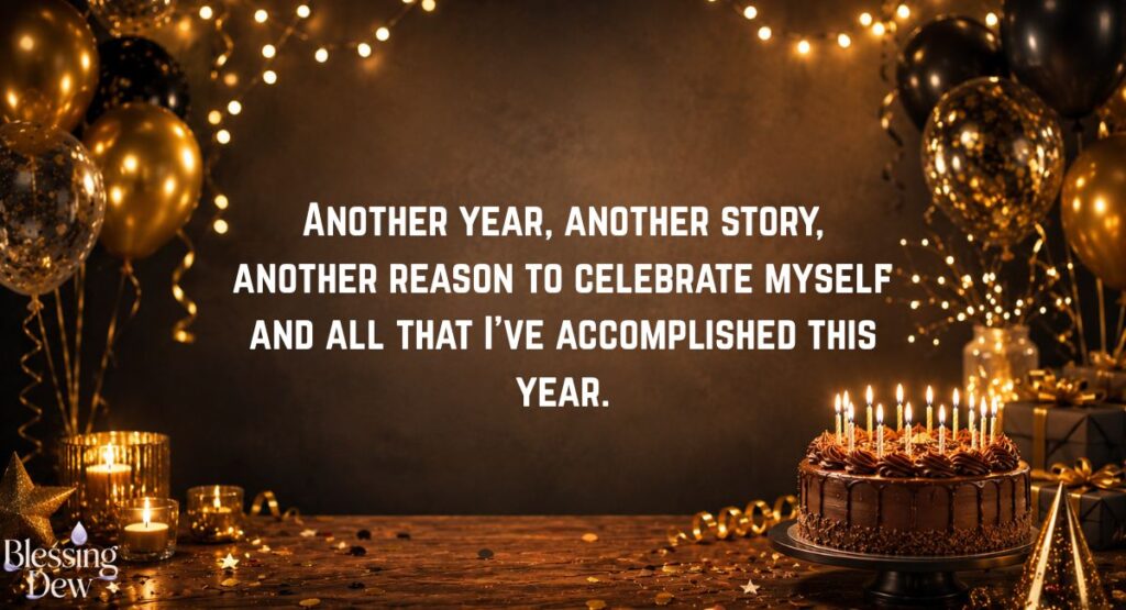 Birthday Captions for Myself (Instagram & WhatsApp Status)