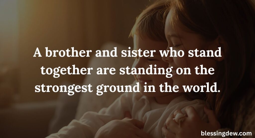 Brother and Sister Quotes In English
