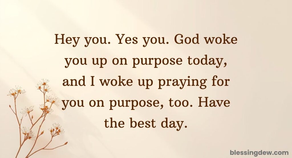 Cute Text Morning Blessings