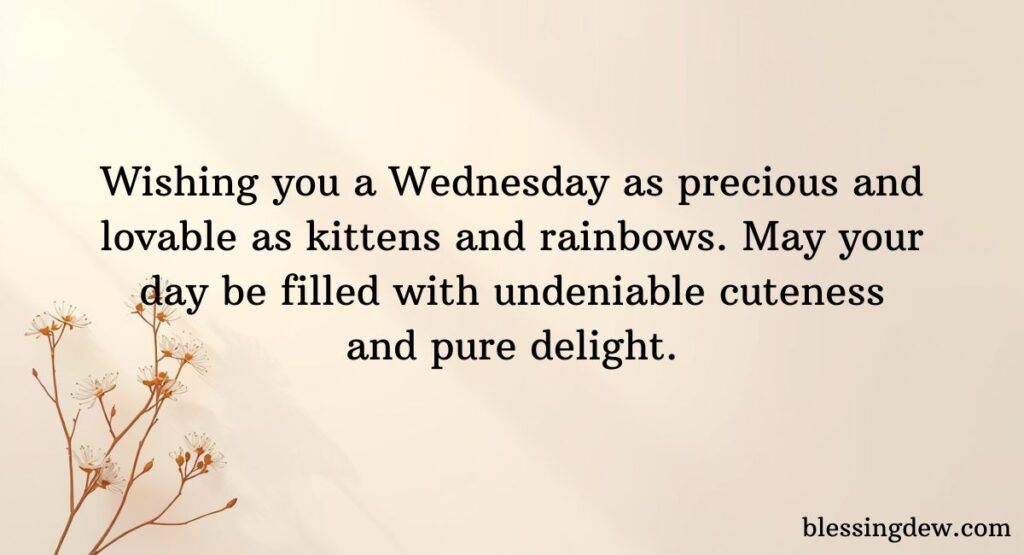 Cute Wednesday Blessings
