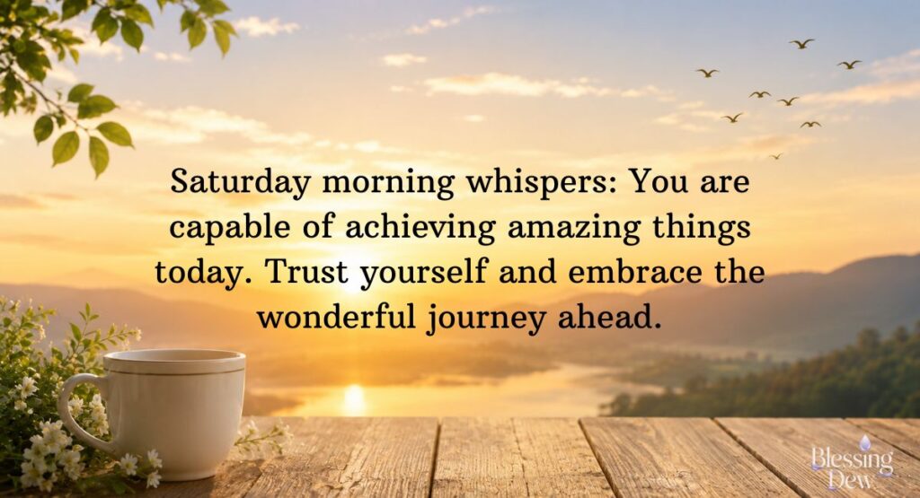 Delightful Saturday Morning Blessings