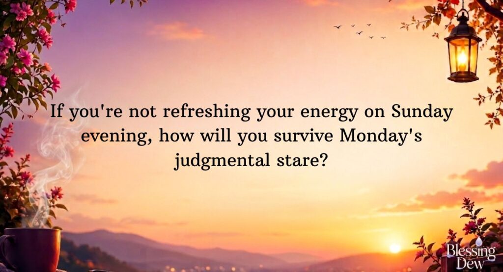 Funny Sunday Evening Quotes to End the Weekend with a Smile