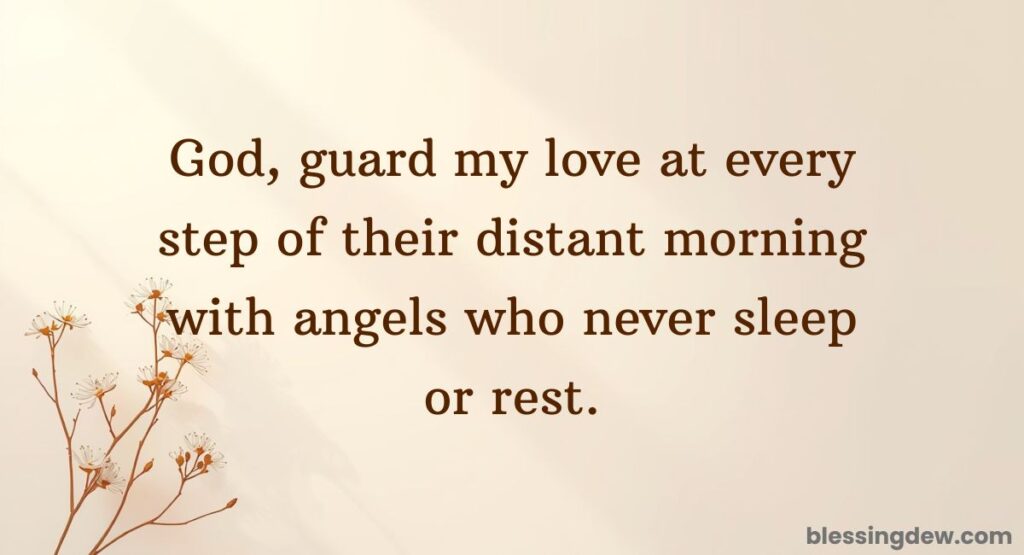 Good Morning Prayer for My Love Far Distance