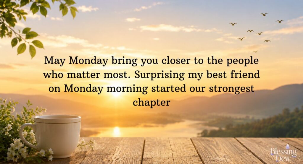 Heartfelt Monday Morning Messages for Friends and Family