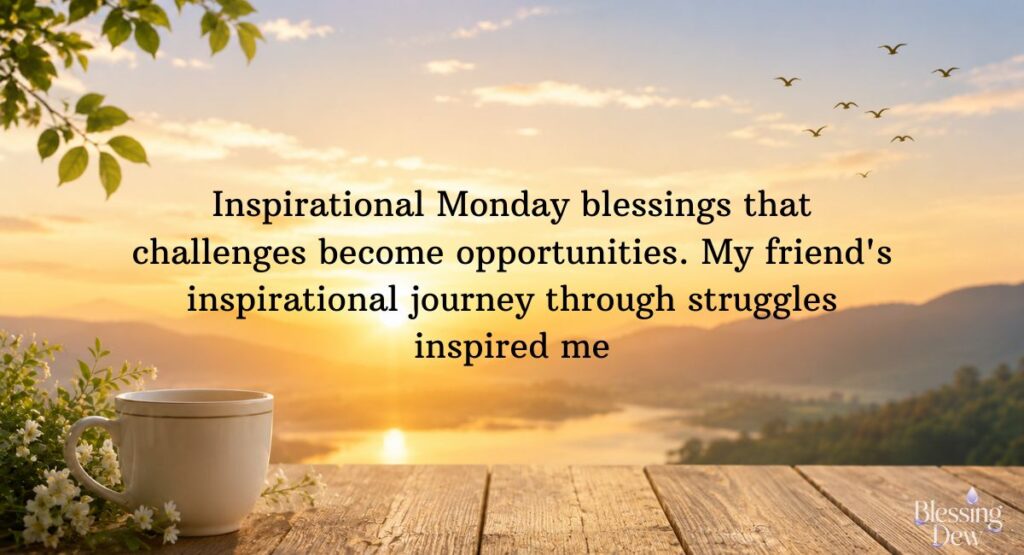 Inspirational Monday Morning Blessings