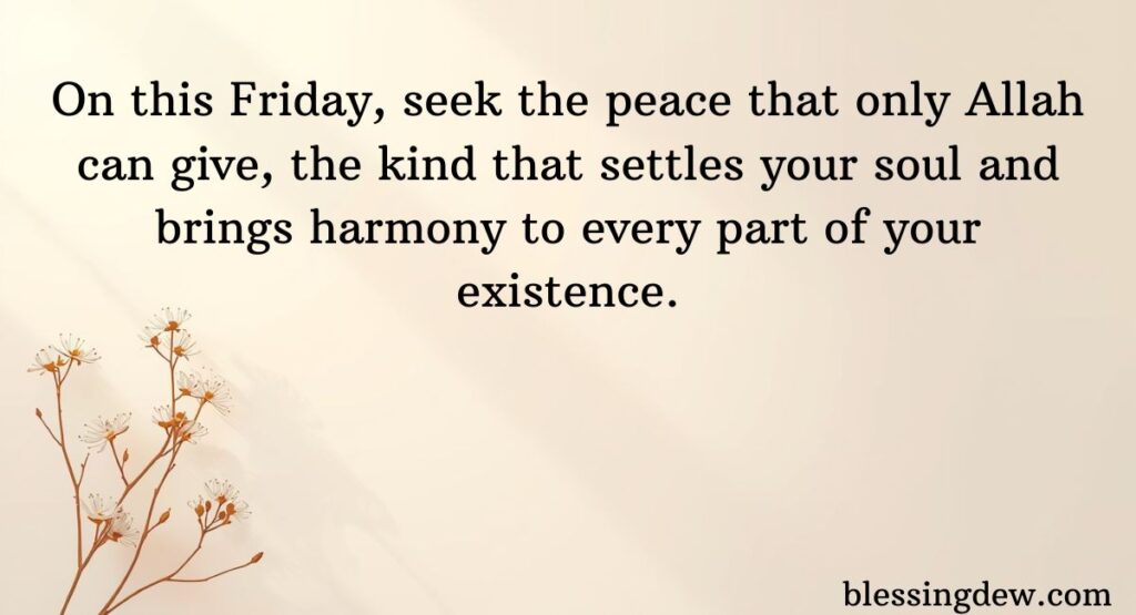 JUMMA MUBARAK QUOTES FOR PEACE AND BLESSINGS