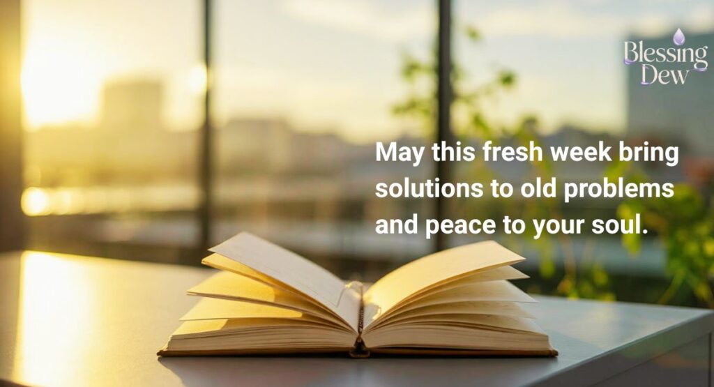 New Week Blessings: A Positive Start to a Fresh Week
