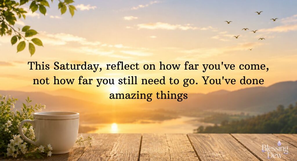 Saturday Blessings and Reflections