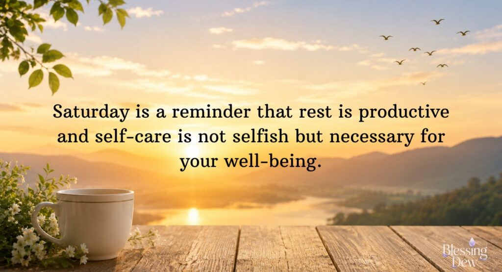 Short Saturday Blessings Quotes