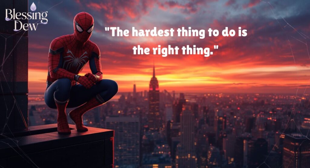 Spider-Man quotes about life