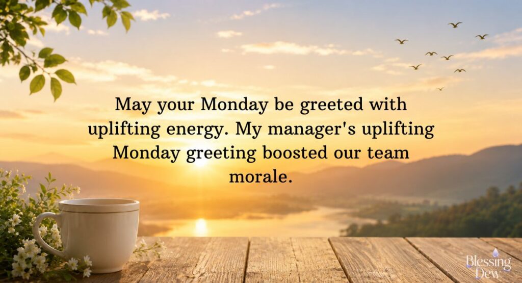 Uplifting Monday Morning Greetings for Loved Ones