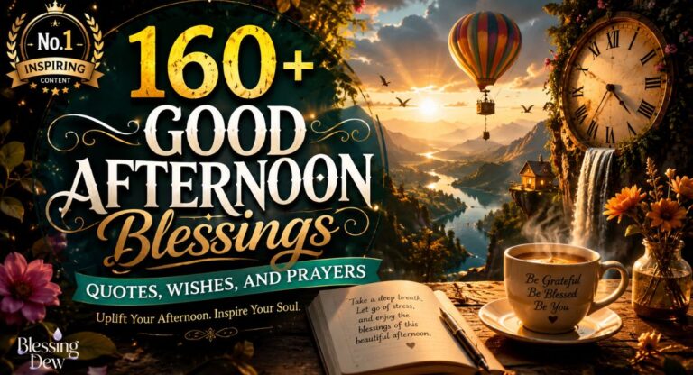 160+ Good afternoon Blessings Quotes, Wishes, and Prayers