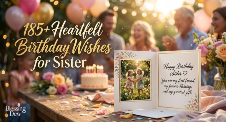 185+ Heartfelt Birthday Wishes for Sister That She’ll Always Love