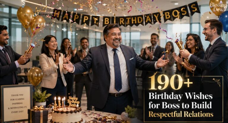 190+ Birthday Wishes for Boss to Build Respectful Relations