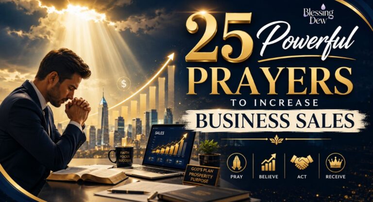 25 Powerful Prayers to Increase Business Sales