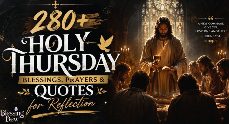 280+ Holy Thursday Blessings, Prayers & Quotes for Reflection