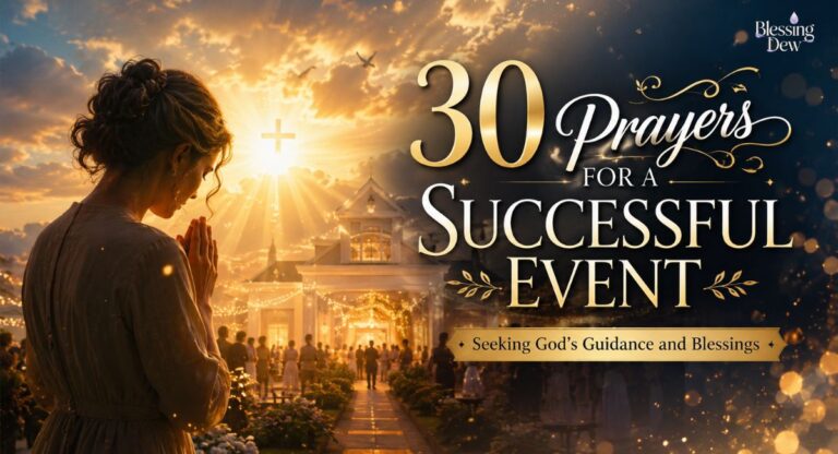 30 Prayers for a Successful Event: Seeking God's Guidance and Blessings