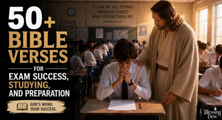 50+ Bible verses for exam success, studying, and preparation