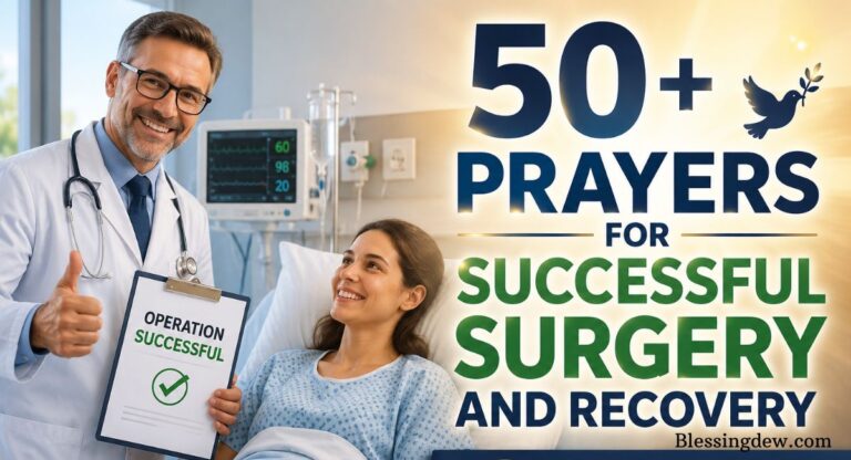 50+ Prayers for successful surgery and recovery