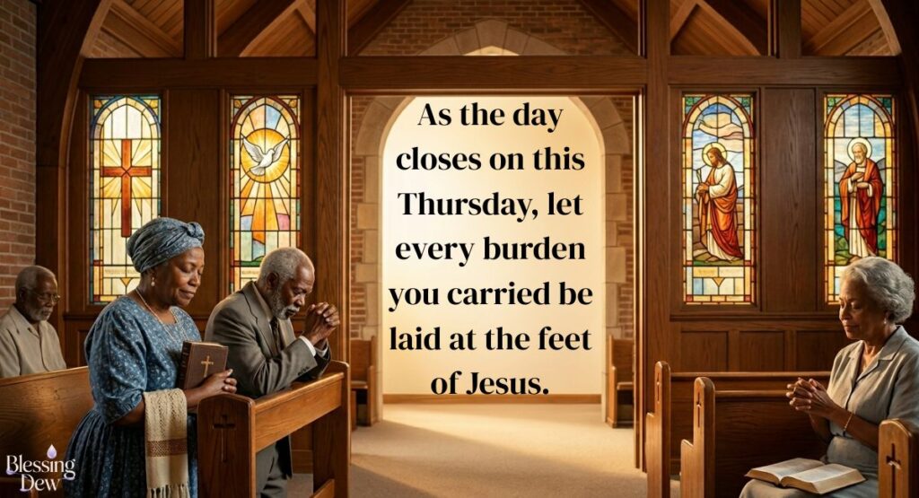 African American Evening Thursday Blessings