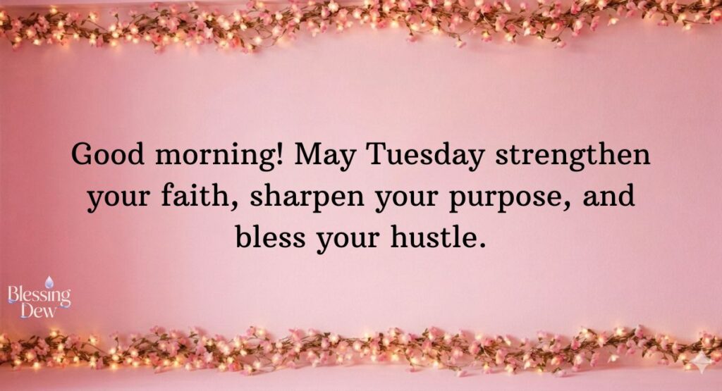 African American Good Morning Tuesday Blessings