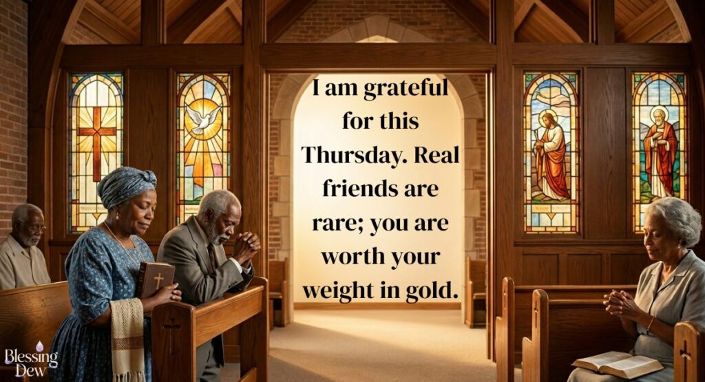African American Thursday Blessings for Friends