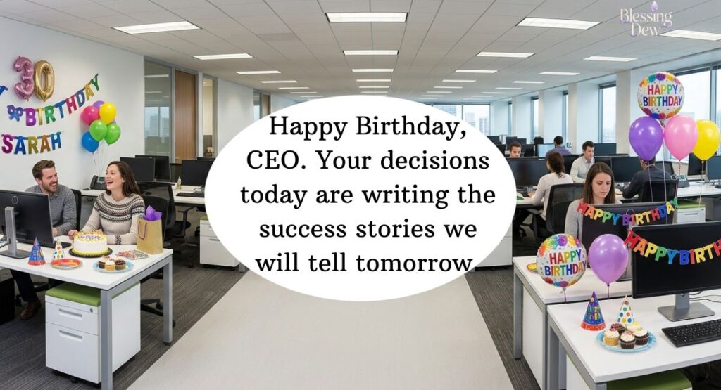 Birthday Wishes for Boss, CEO Birthday Greetings
