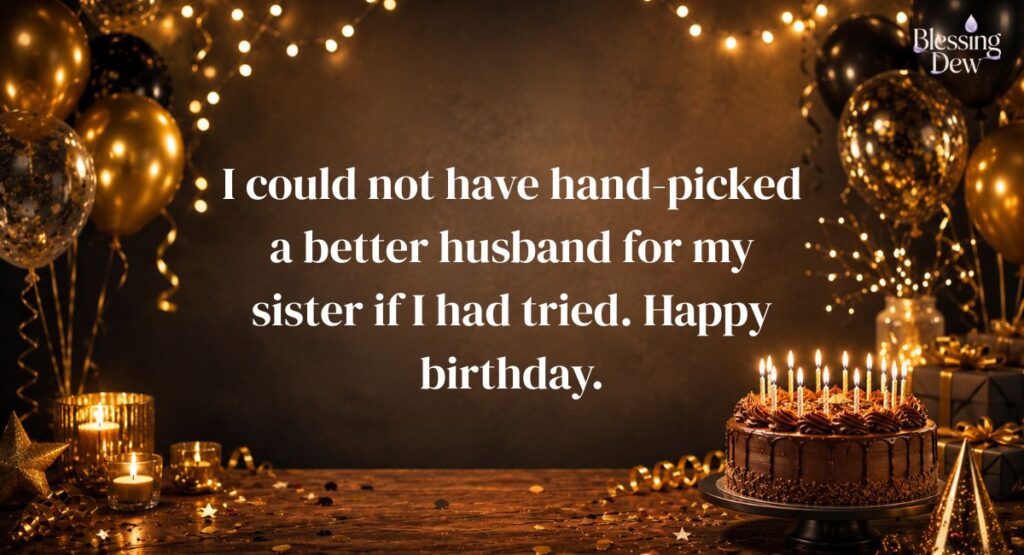 Birthday Wishes for Husband from Sister