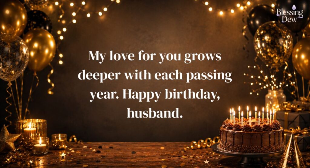 Birthday Wishes for Husband With Love