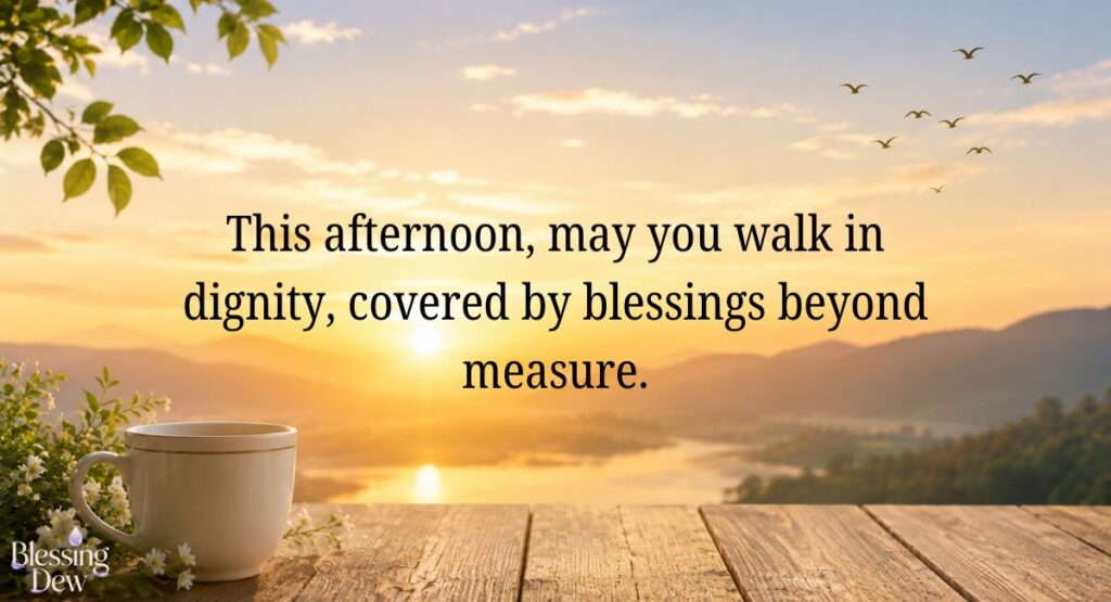 Elegant Good Afternoon Blessings