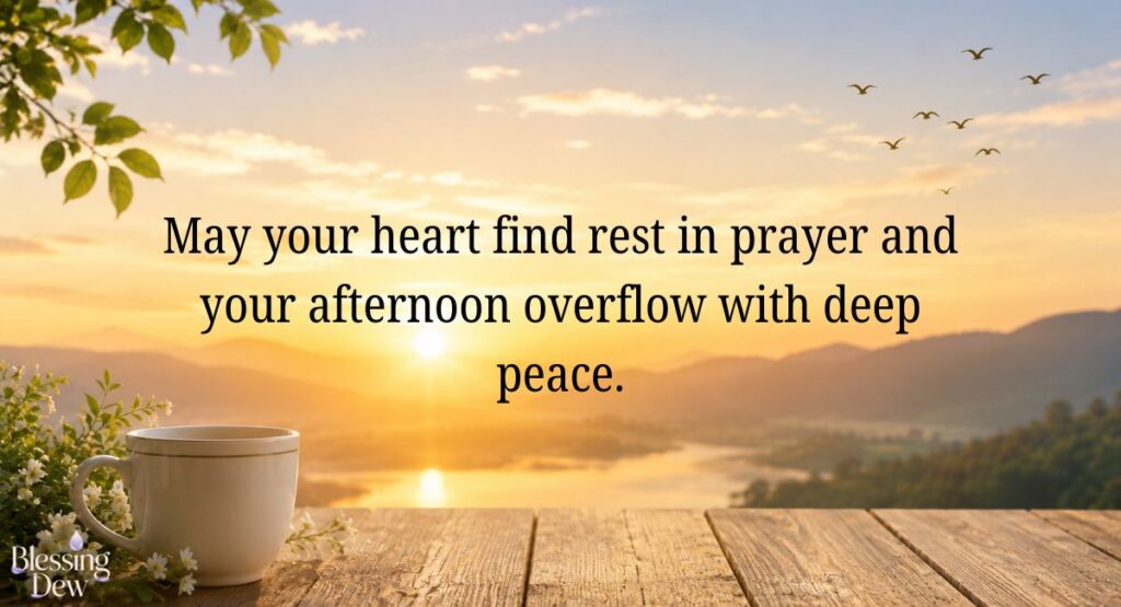 Good Afternoon, Prayers and Blessings