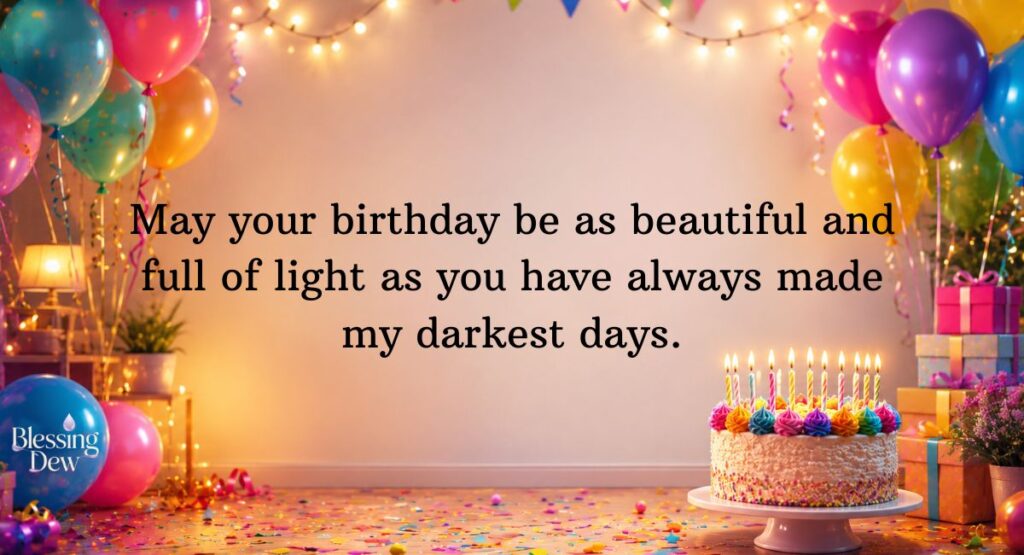 Happy Birthday, Blessings Sister