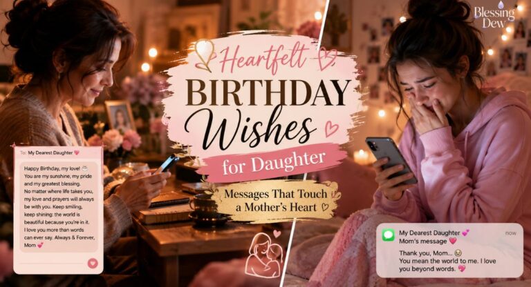 Heartfelt Birthday Wishes for Daughter: Messages That Touch a Mother’s Heart