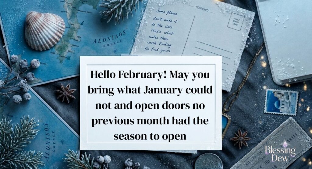 Hello February Blessings