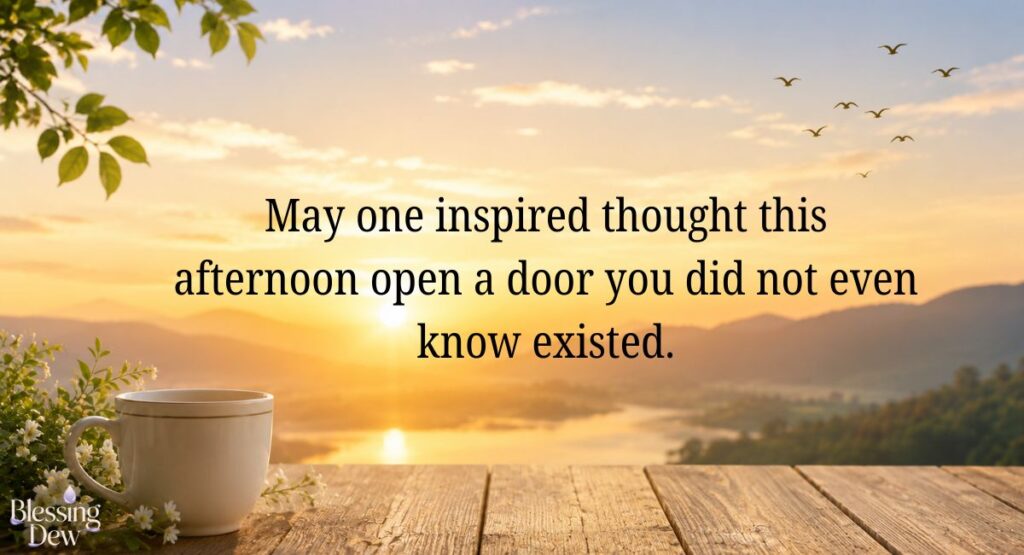 Inspirational Good Afternoon Blessings Quotes