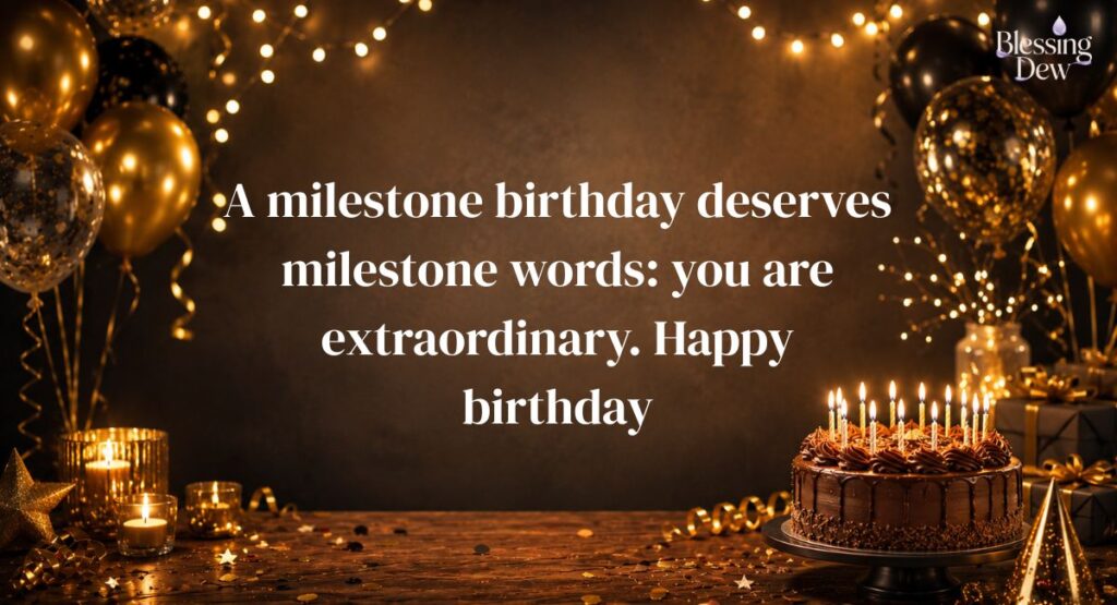 Milestone Birthday Wishes for Husband